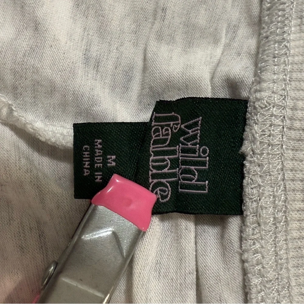 Wild Fable Gray Skater Mini Skirt Tie Front